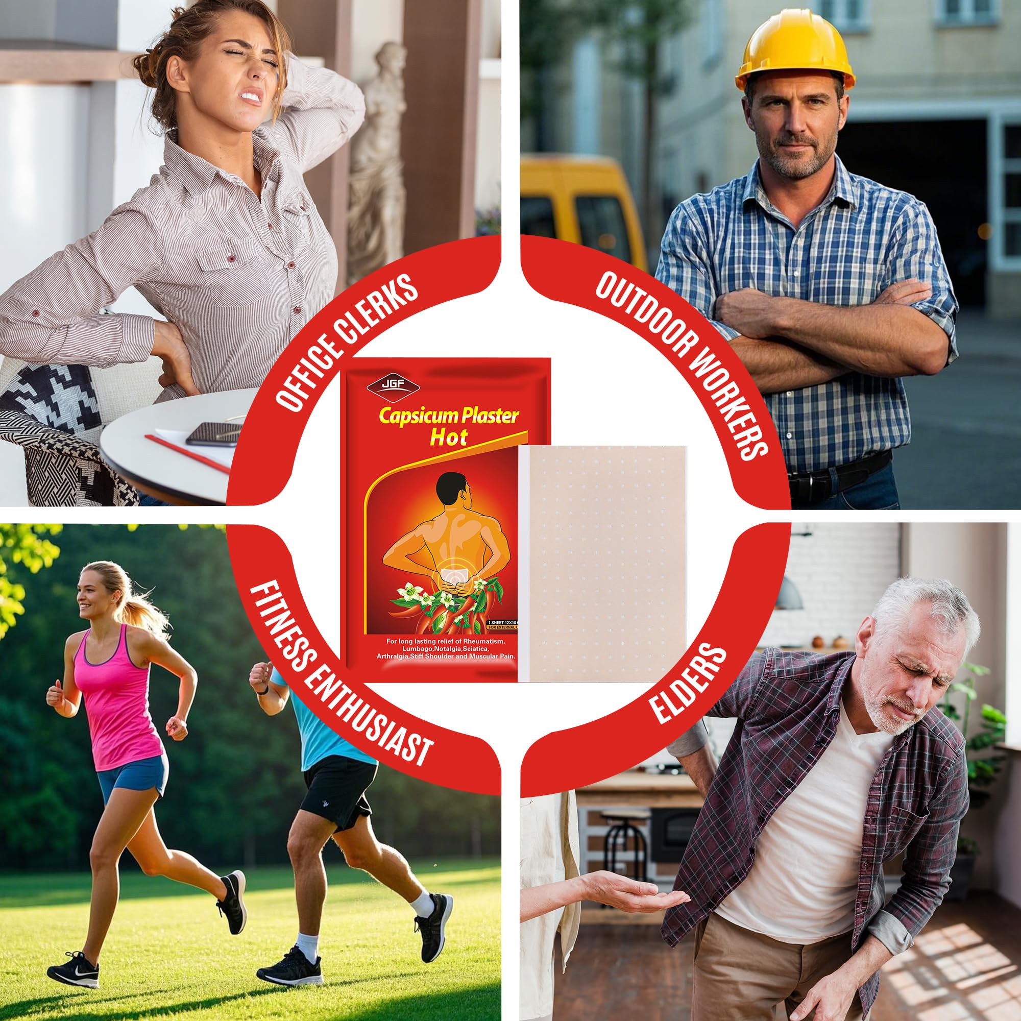 KONGDY patch design helps minimize sweat and itch during wear.