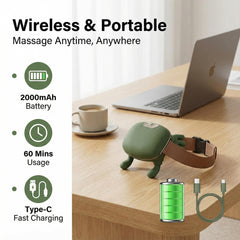 Konstreet 2000mAh battery inside illustration for longer use.