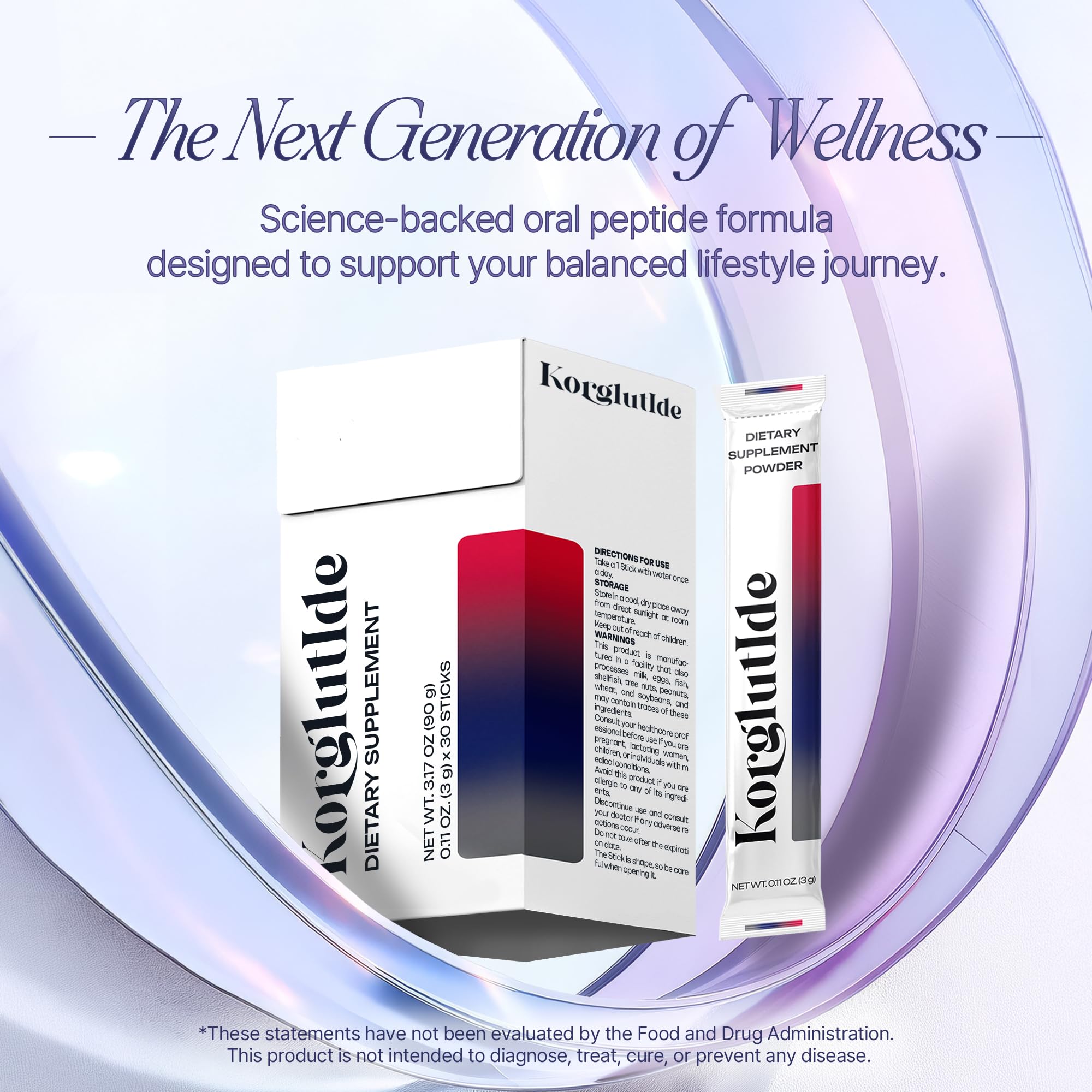 Korglutide travel-friendly packaging ready for on-the-go use