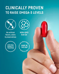Kori Krill astaxanthin presence shown as natural antioxidant in capsule
