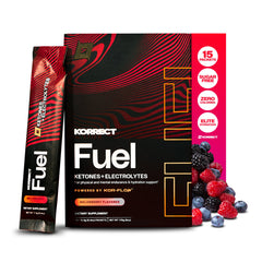 KORRECT LIFE goBHB Melon Berry packet ready to mix for quick energy