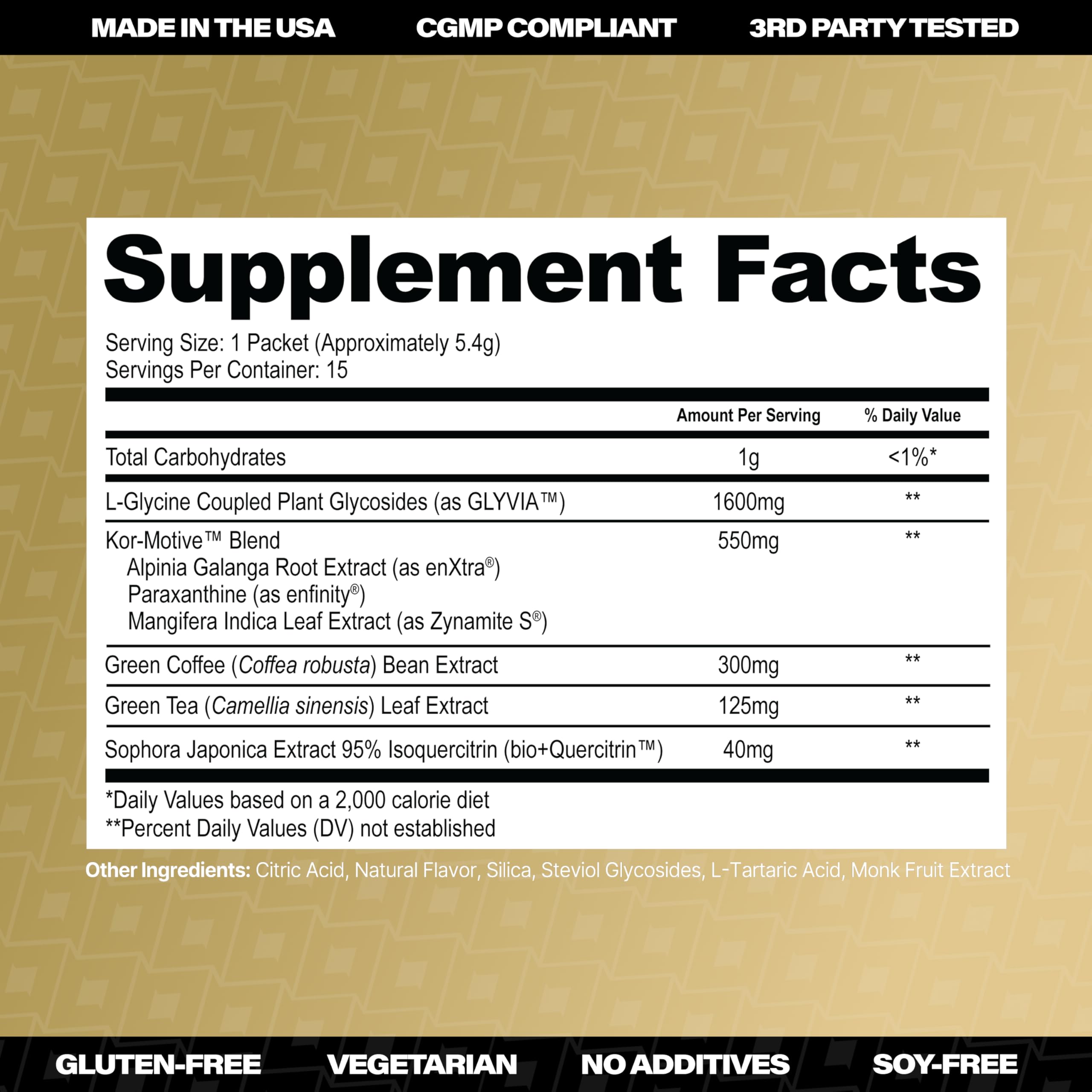 KORRECT LIFE paraxanthine energy mango provides smooth, long-lasting energy.