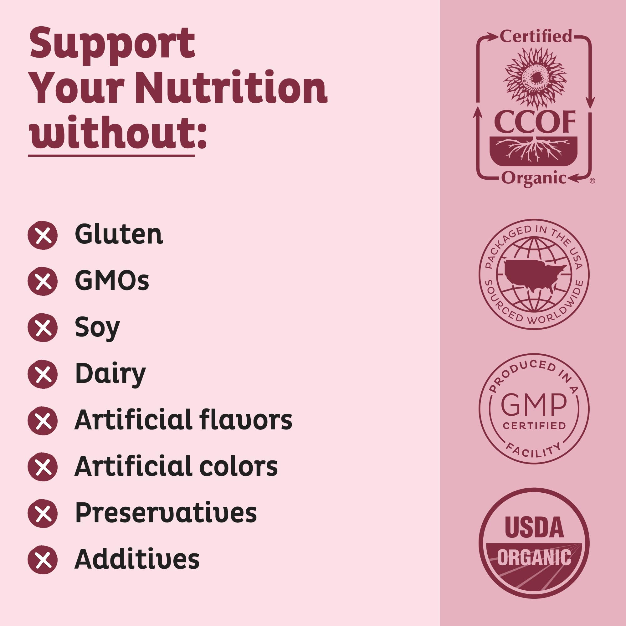 KOS Beet Root Powder is vegan and non GMO for clean ingredients.