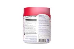 KOS Reds powder being stirred in water, convenient digestion enzymes for easy mixing