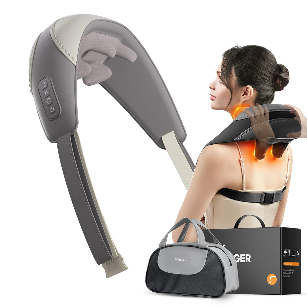 KOSTAK Shiatsu neck-shoulder-massager with 6D heads delivering deep kneading on the neck.