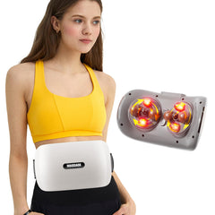 KOSTAK abdominal massager front view with twin discs soothing abdominal tension
