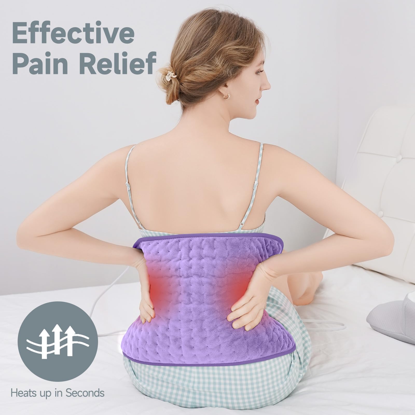 KOT heating pad for cramps offers cozy, soothing warmth.