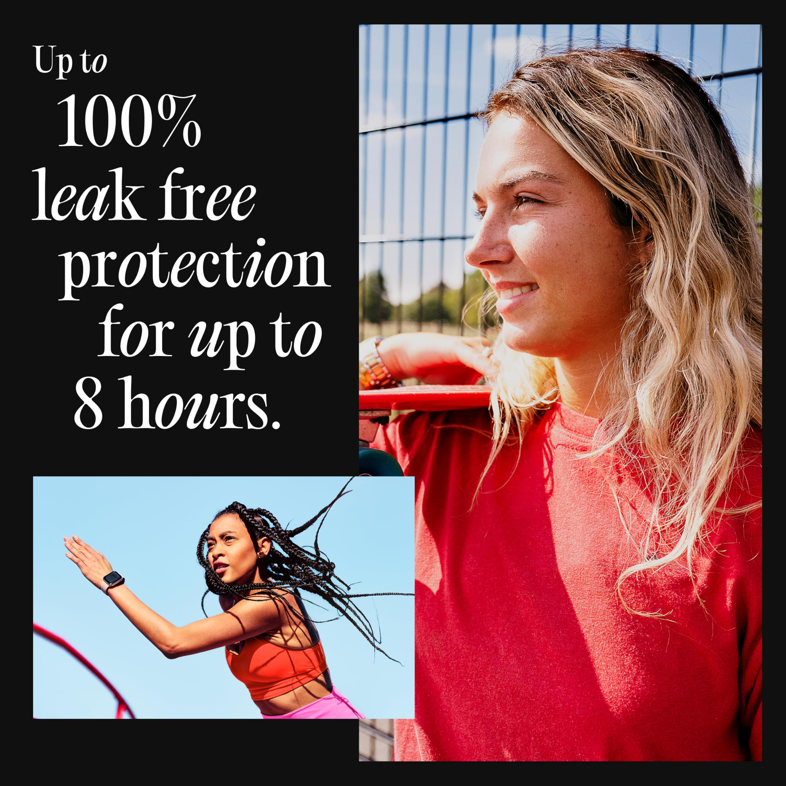 Kotex Click unscented tampon for fragrance-free use