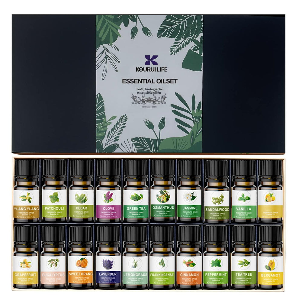 KOURUILIFE lavender oil bottle offers calming aroma for diffusers