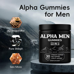 KOVGOCY Alpha Gummies 22-in-1 ingredients for comprehensive daily nutrition.
