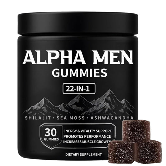 KOVGOCY Alpha Gummies for Men with Shilajit — daily vitality support.