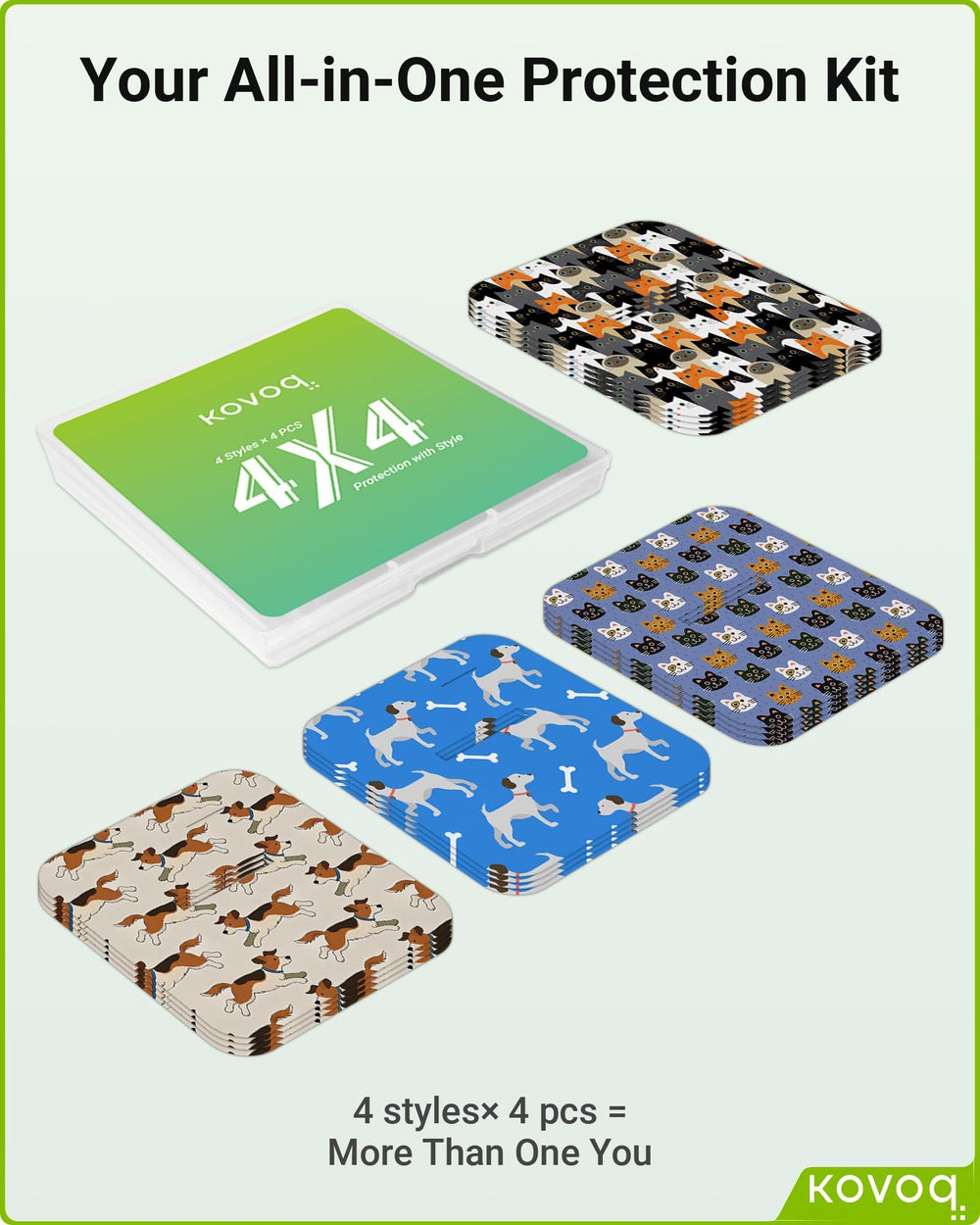 Latex-free hypoallergenic sleeve suitable for sensitive skin users.