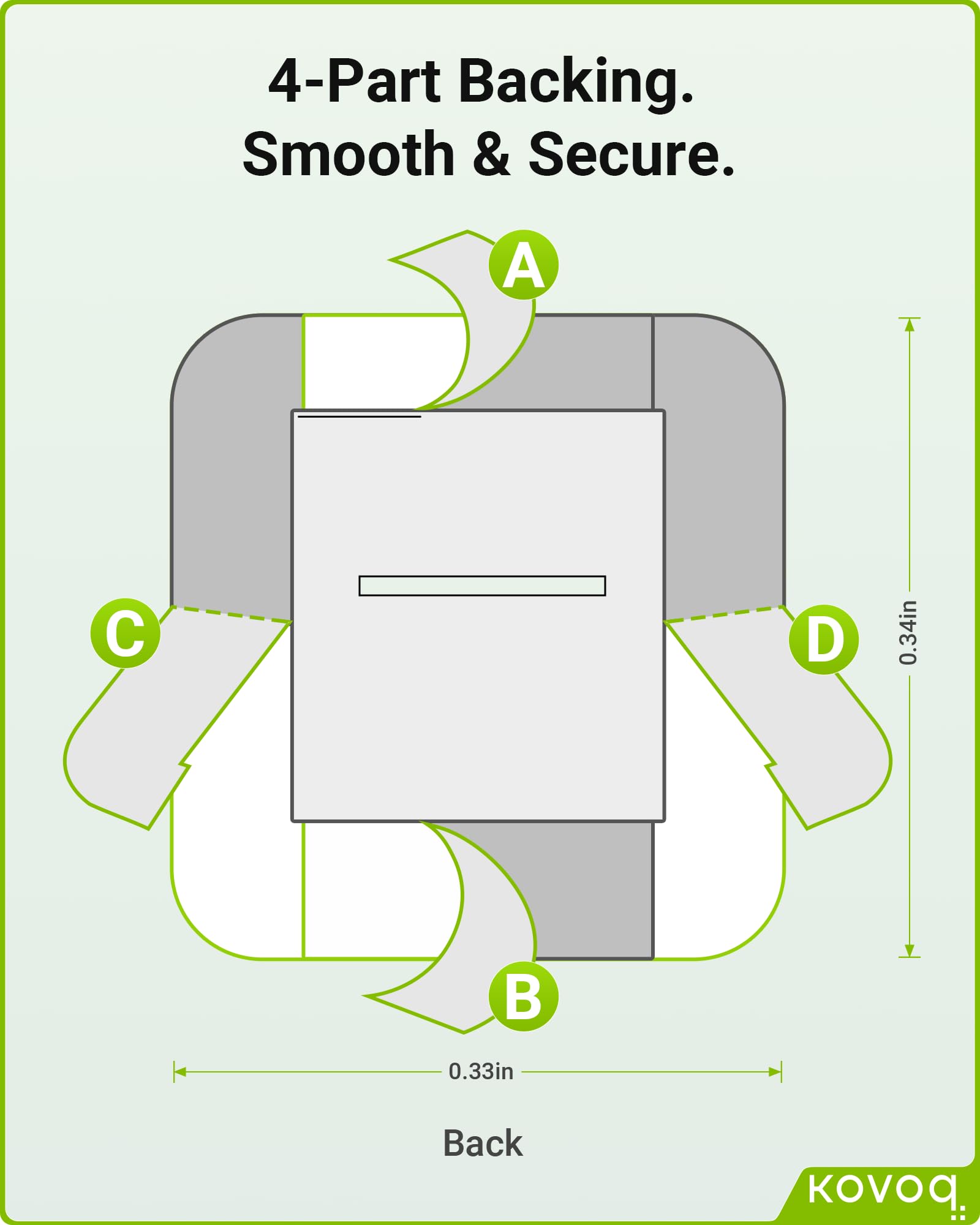 KOVOQ Tandem Mobi 4-way stretch fabric for durable comfort.