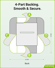 KOVOQ Tandem Mobi 4-way stretch fabric for durable comfort.