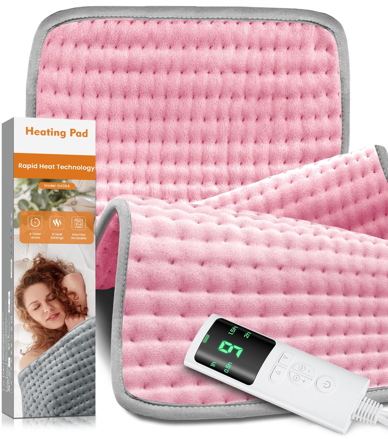 KQPZ heating pad with full back coverage delivering expansive warmth