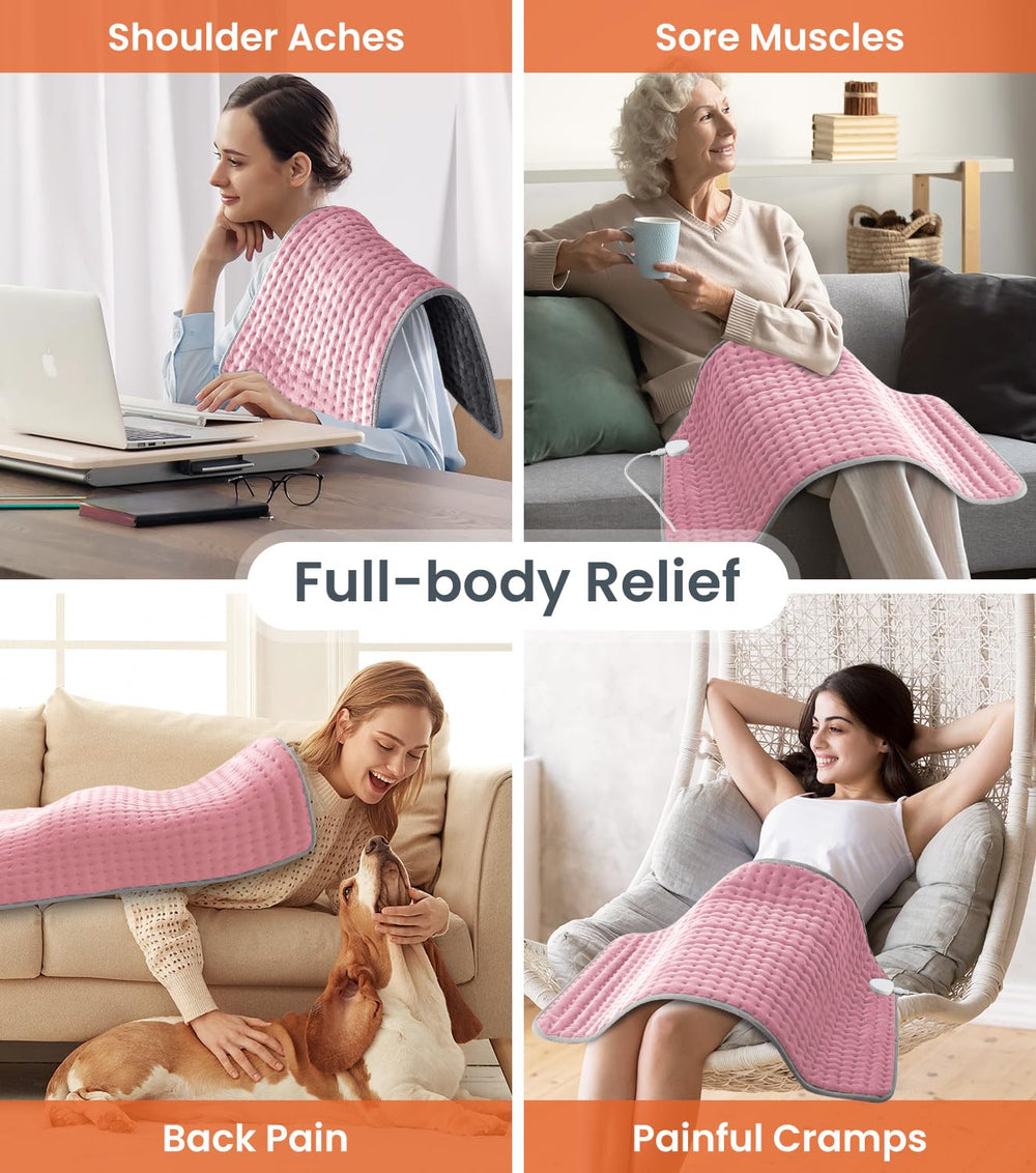KQPZ heating pad remote control enables precise temperature and timer adjustments
