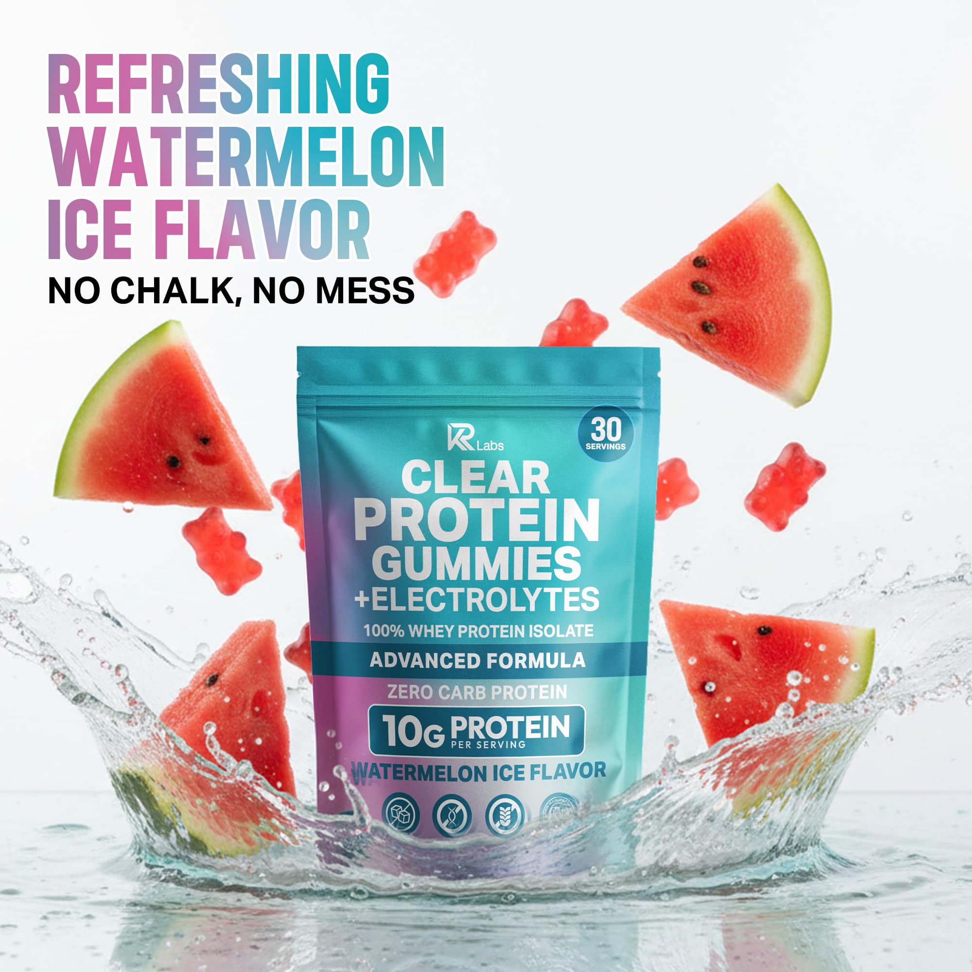 KR Labs Plant-based vitamins icon set suggests daily wellness support