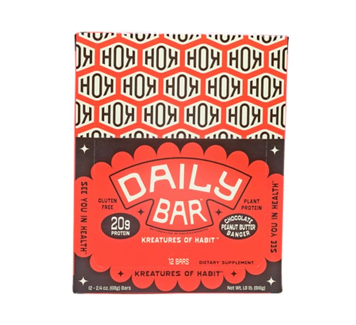 Kreatures of Habit DAILY BAR gluten-free recipe for clean-label nutrition