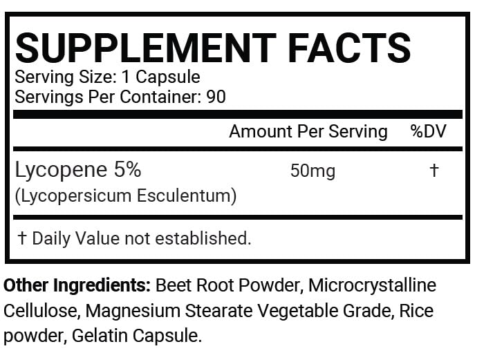 KRK Lycopene 50 mg capsules suited for daily routine use