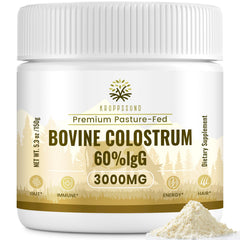 Kroppssund Bovine Colostrum powder mixes smoothly when stirred into water.