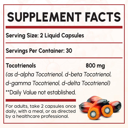 Kroppssund Tocotrienol capsules closeup with smooth liquid-filled texture for easy swallowing.