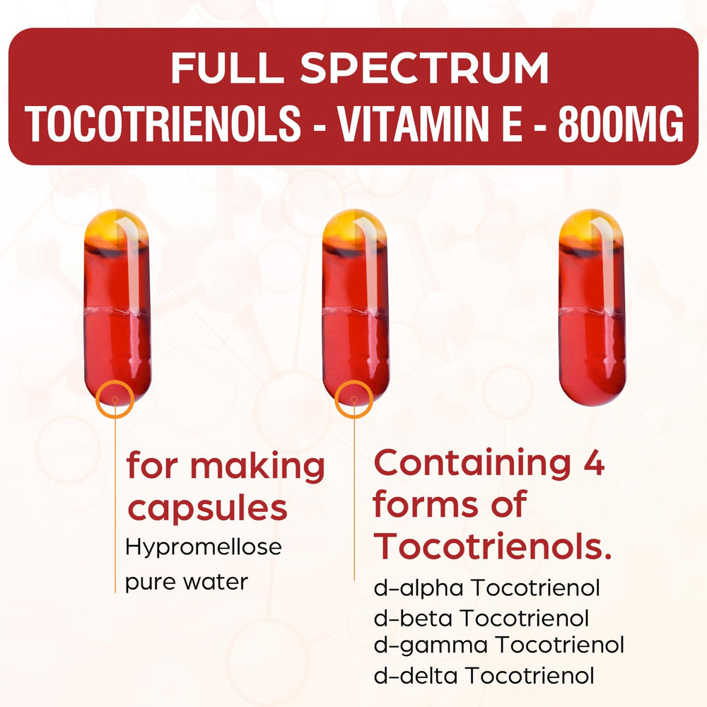 Kroppssund Tocotrienol full-spectrum label with key ingredients and allergen-free assurance.