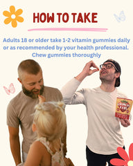 Krunchy Kids Vitamin D3 Gummies being poured for a quick morning routine.