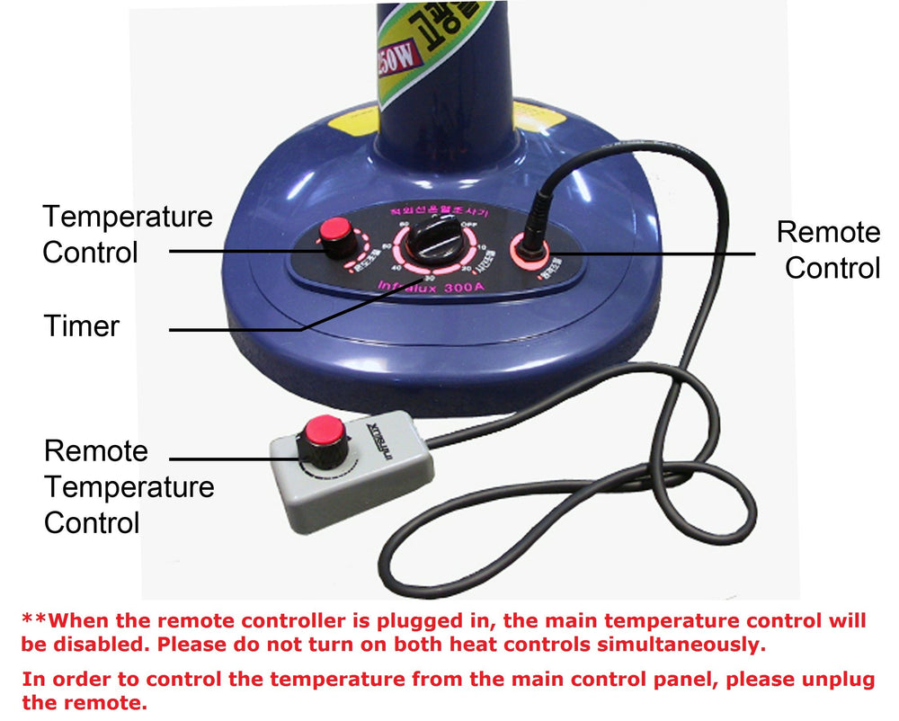 KS Infrared Heat Lamp Desk assembly guide shows safe setup