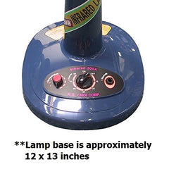KS Infrared Heat Lamp Desk bulb-insert view highlights careful handling
