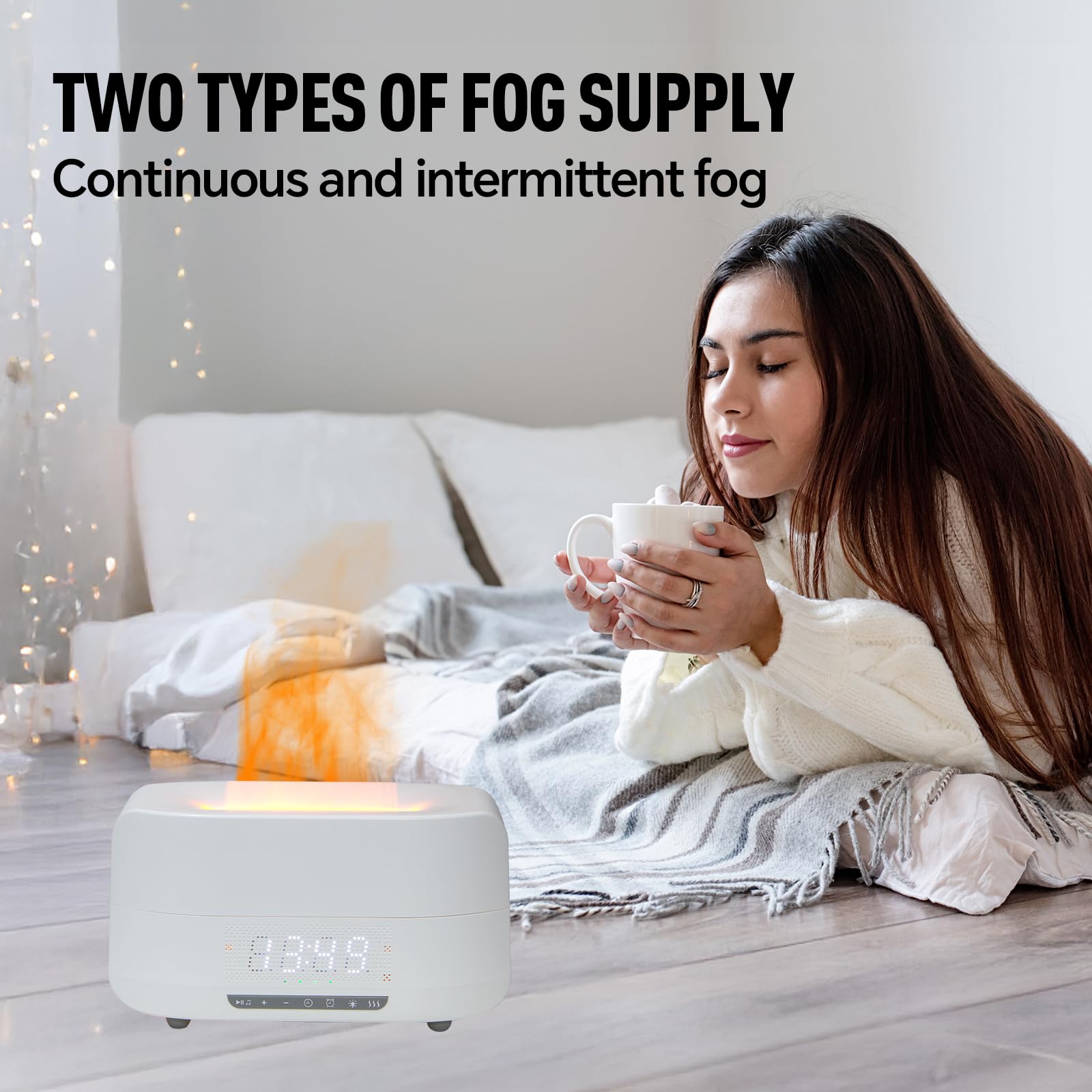 KSTPGRZK 400ml tank enables long lasting mist for all night comfort