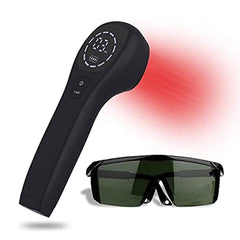 KTS Cold Laser device front view highlighting portable design for travel use.