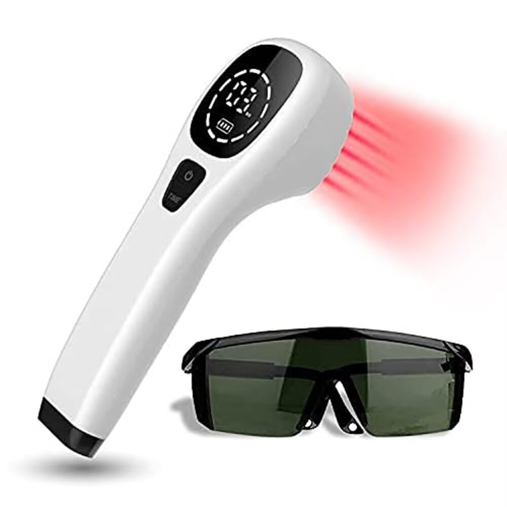 KTS Cold Laser side view emphasizes slim profile for easy handling.
