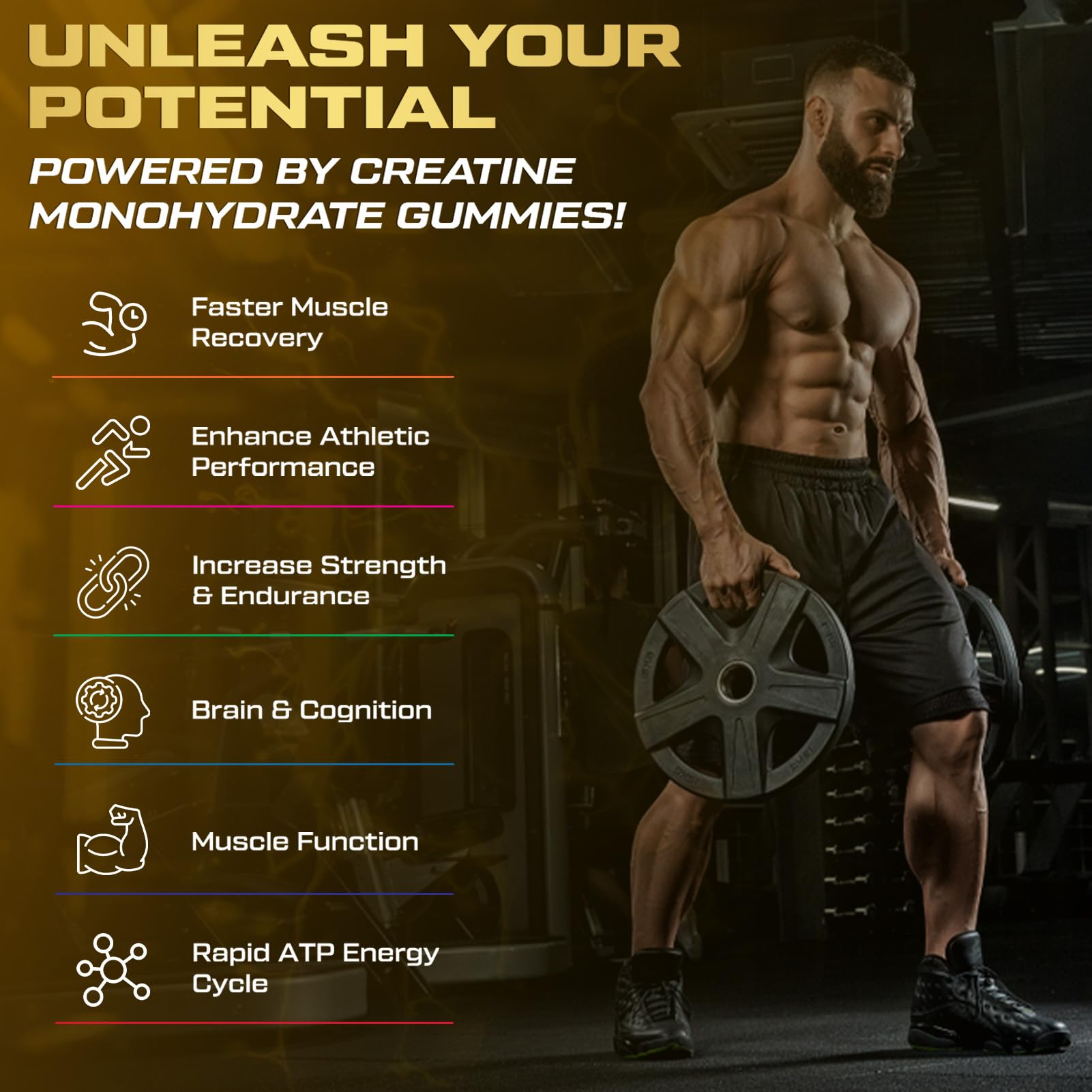 120-count bottle of Kukaly gummies on a clean surface