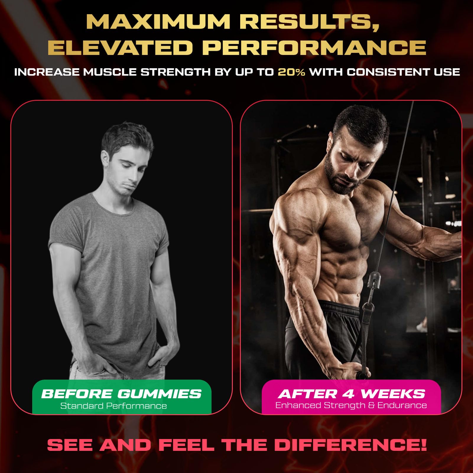 Ingredients label on KUKALY gummies, emphasizing creatine and BCAA components.