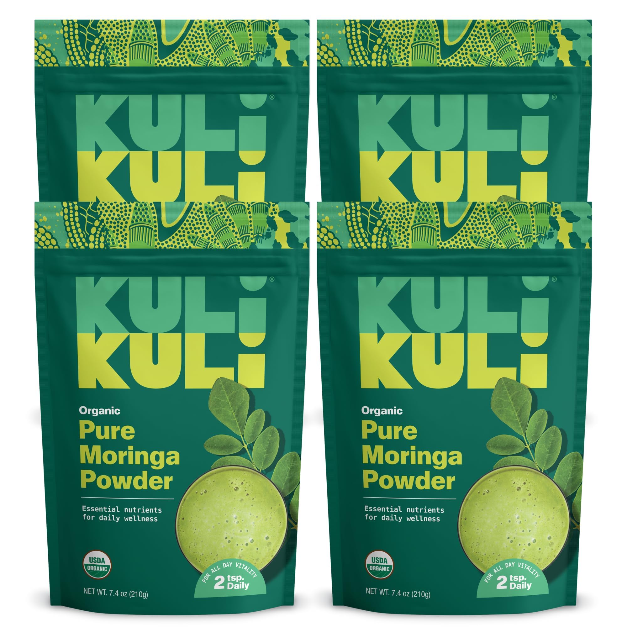Kuli Kuli Moringa powder container boosts daily greens in your kitchen