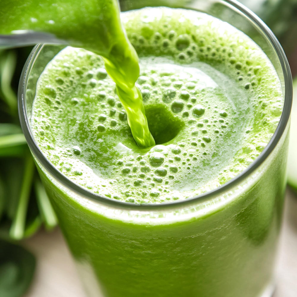 Kuli Kuli Moringa powder in tea brew for flavor