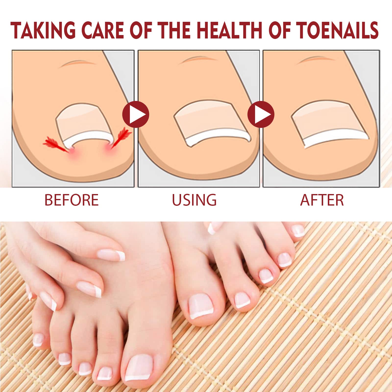KUNLEN 2-pack packaging; convenient carry for on-the-go nail care.