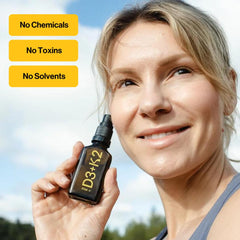 Kurk daily-use oral spray demonstrates a simple, on-the-go wellness routine.