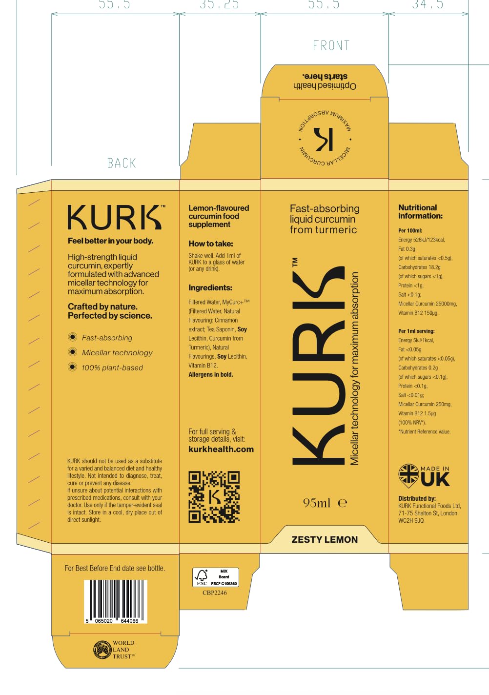 Kurk Essential drops added to coffee for smooth daily focus.