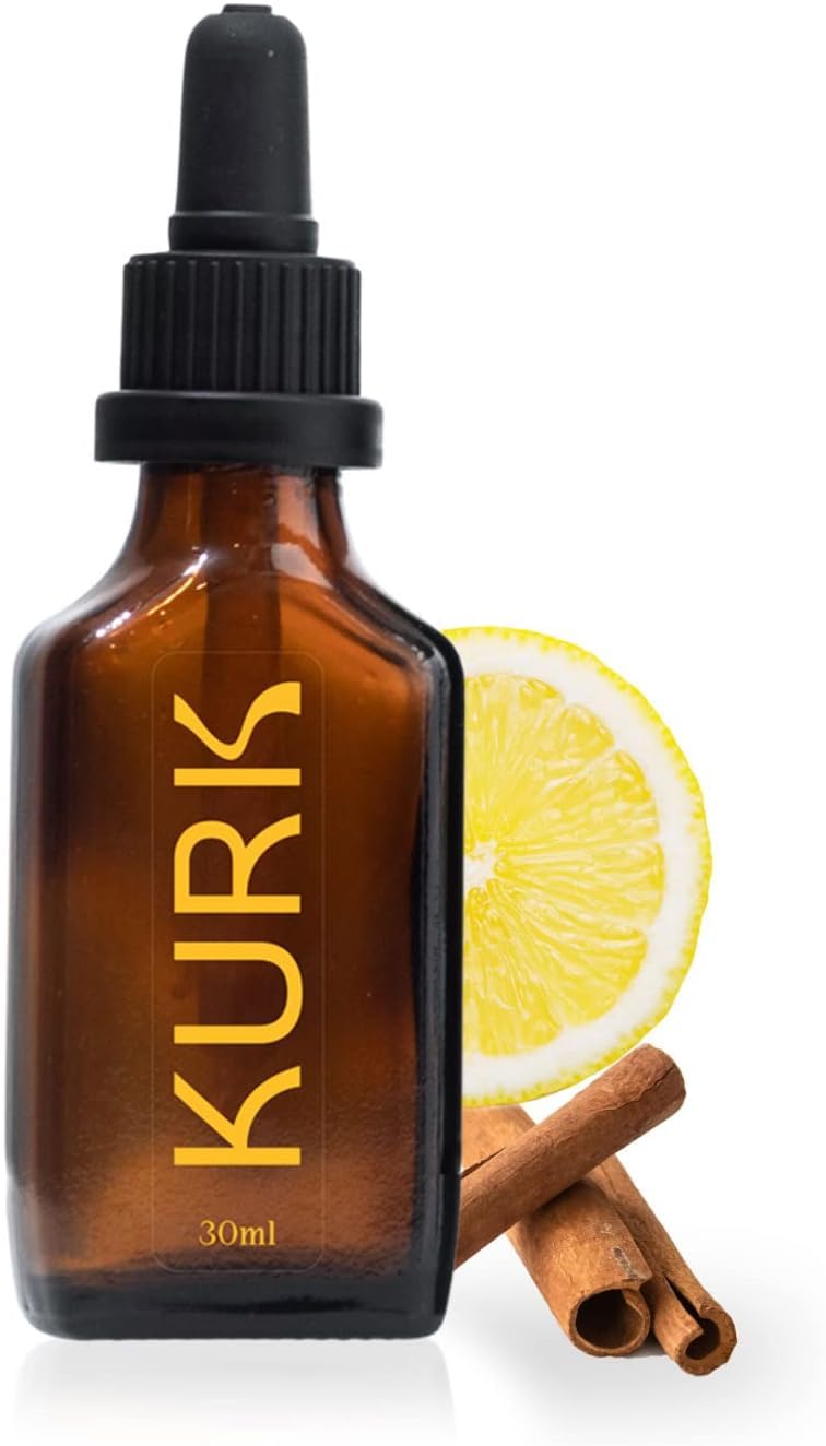 KURK Essential bottle close-up highlights micellar formula for better absorption.
