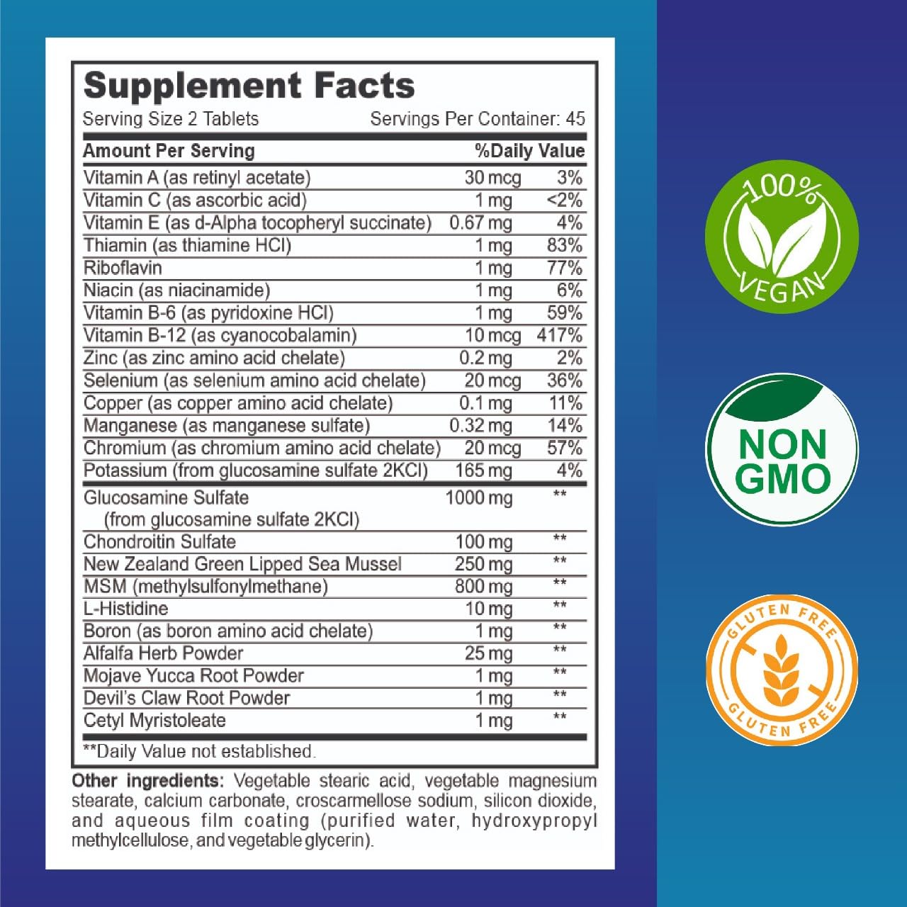 Kurryculum BoneVite label close-up highlighting ingredients