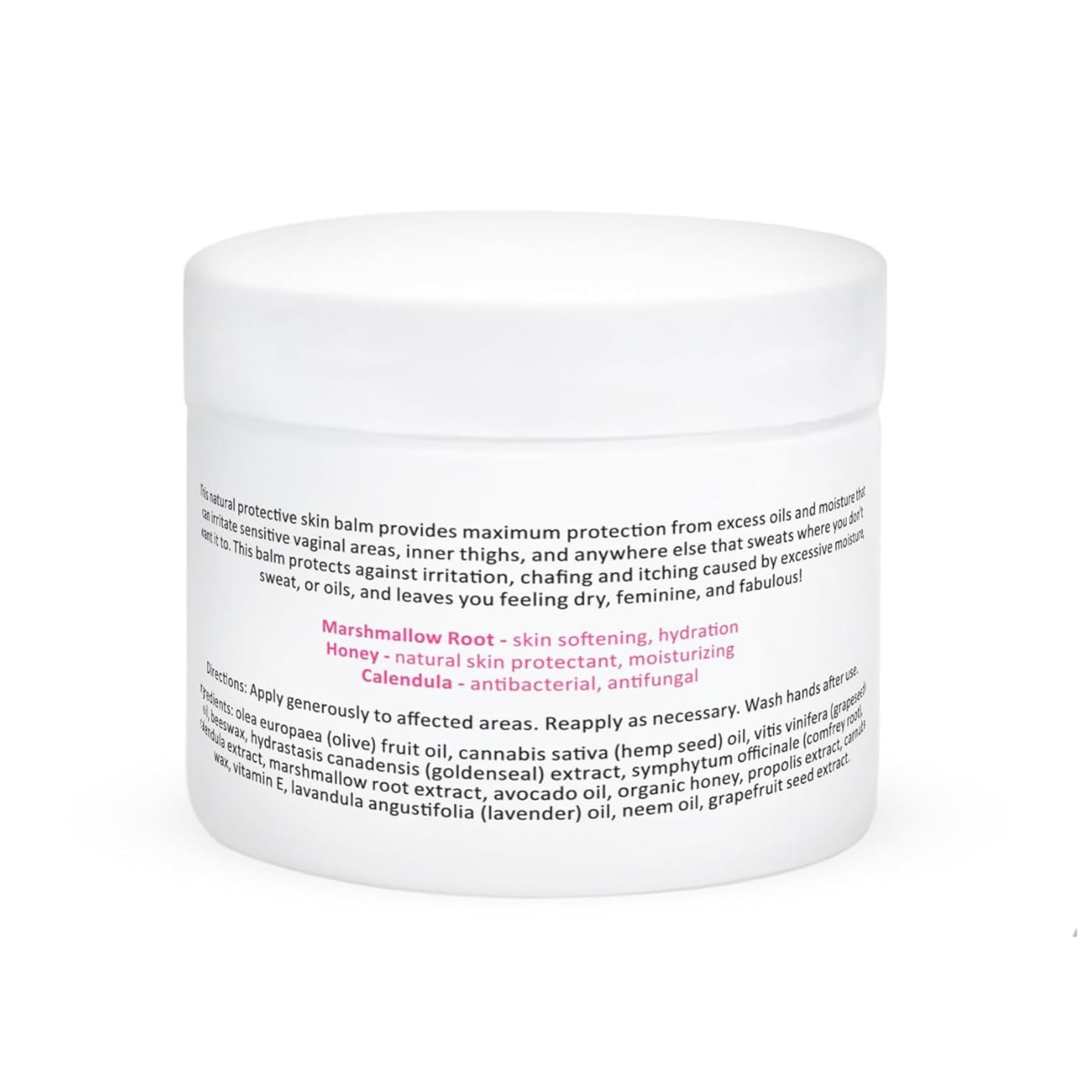 Travel-friendly 2.1 oz jar for on-the-go moisture support.