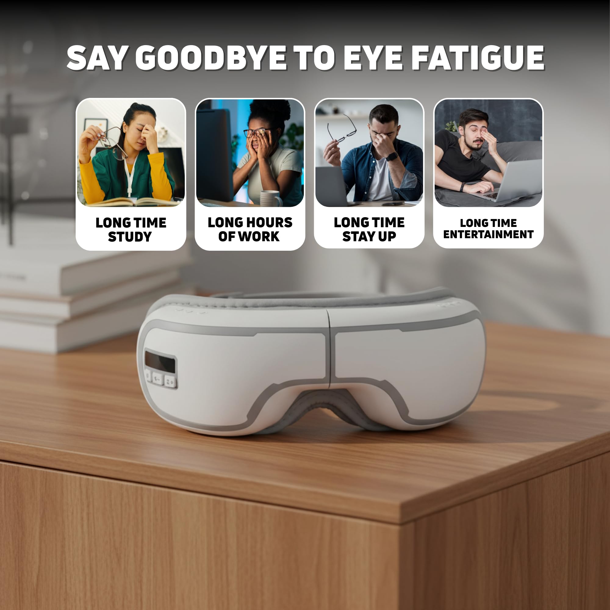 Kuyra Massager with Music option for unwind and calm sounds
