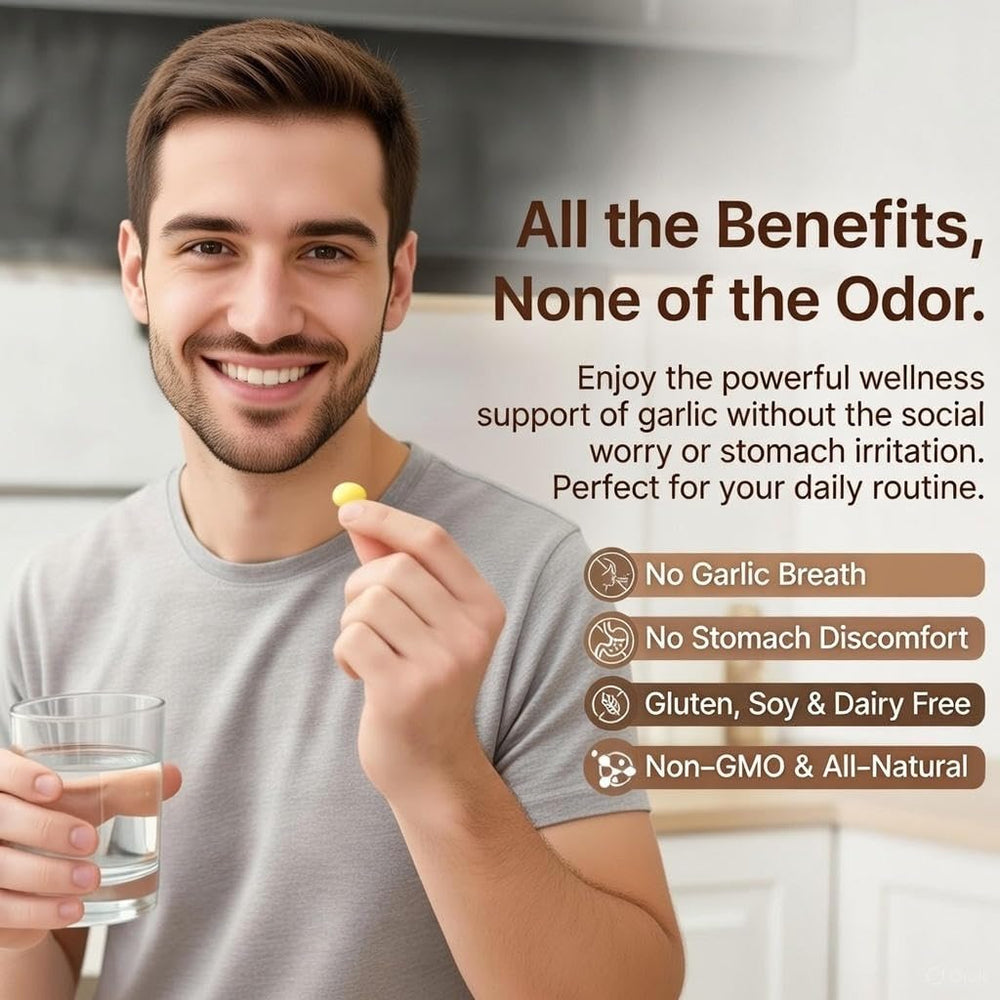 KUZEOLON allergen-free icons showing gluten-free non-GMO and dairy-free