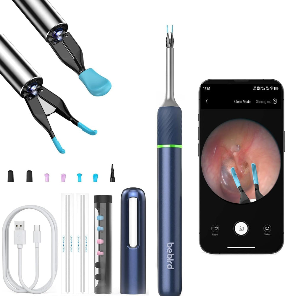 KWYBOW Note5 ear wax removal camera provides a safe inside-ear view for cleaning.