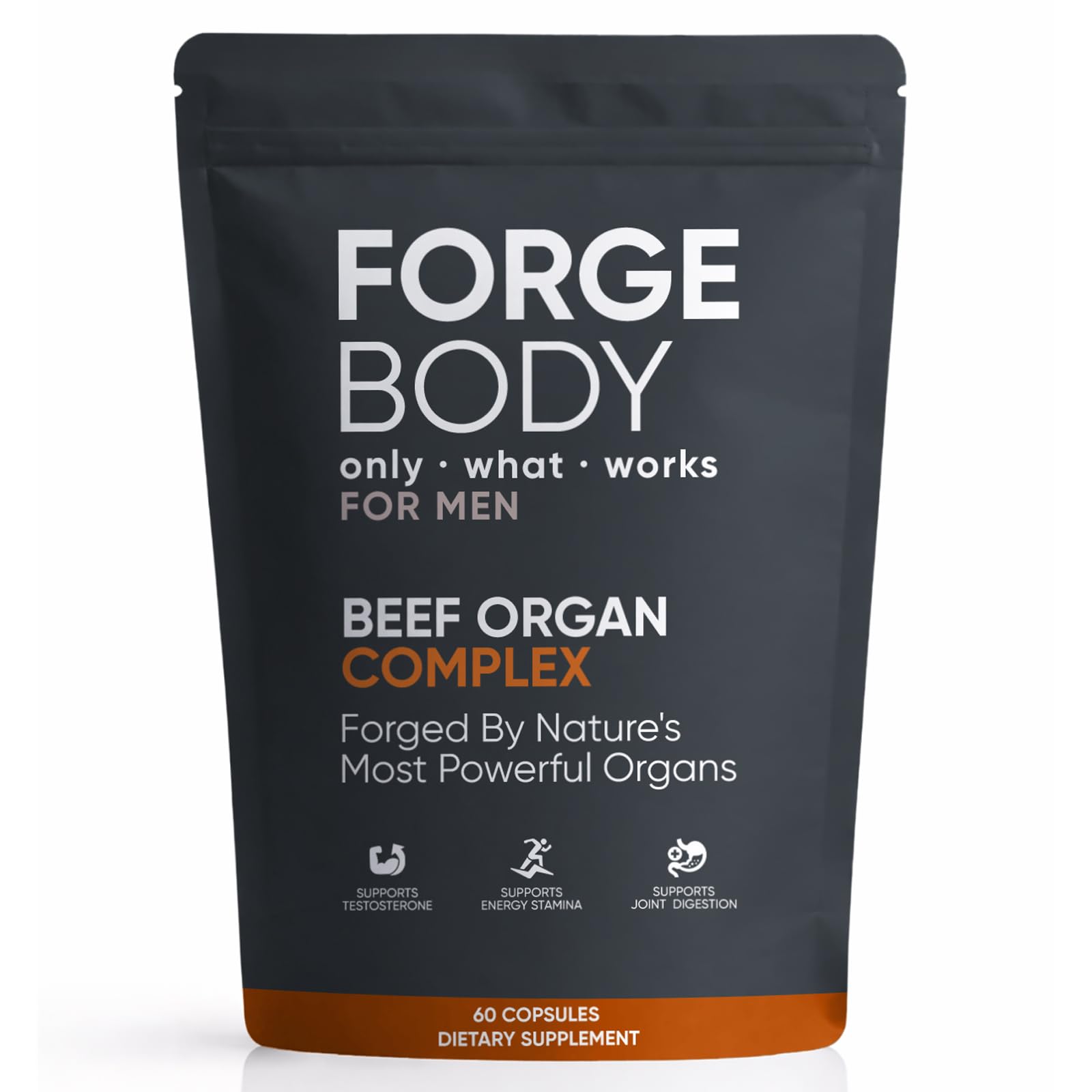 KXVUDE Forgebody bottle front view supporting daily wellness and energy