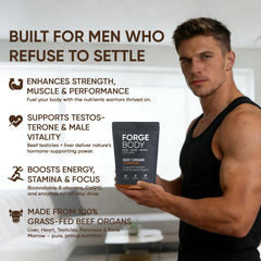 KXVUDE Forgebody bottle with glass illustrating convenient daily supplementation routine