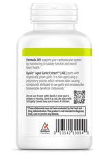 Kyolic Aged Garlic Extract 300 capsules with glass of water for daily use.