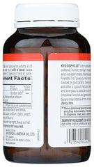 Kyolic Kyo-Dophilus label detail highlights three probiotic strains for balance