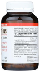 Kyolic Kyo-Dophilus packaging side shows guaranteed stability